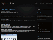 Tablet Screenshot of glendalecopier.com